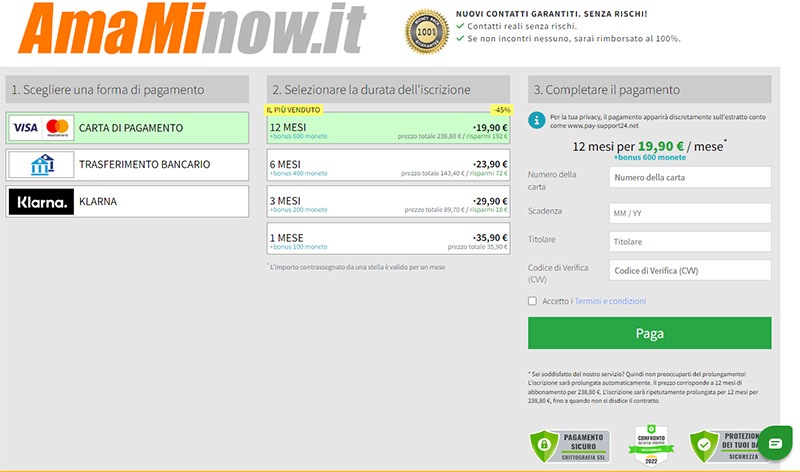 Piani e Costi di Abbonamento